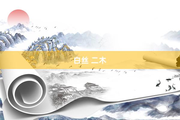 白丝 二木