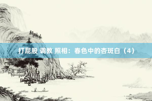 打屁股 调教 照相：春色中的杏斑白（4）